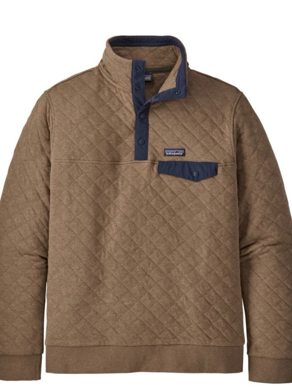 PATAGONIA — Men’s Organic Cotton Quilt Snap-T Pullover, Size Medium